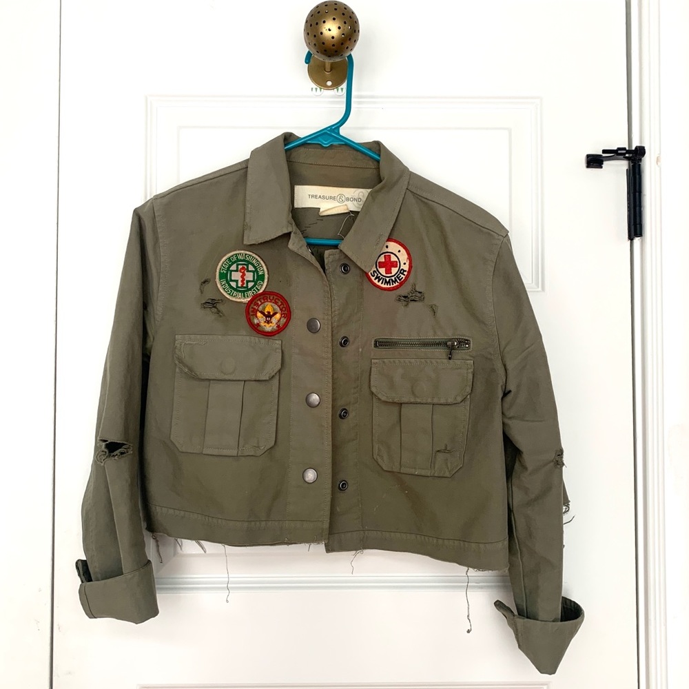 Custom Cropped Utility Jacket